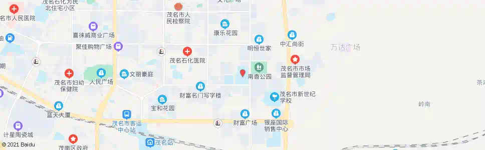 茂名愉园中学_公交站地图_茂名公交_妙搜公交查询2025