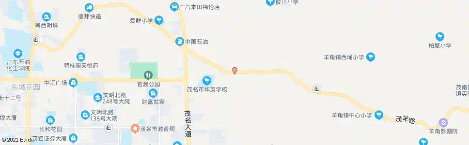 茂名六廖角_公交站地图_茂名公交_妙搜公交查询2025