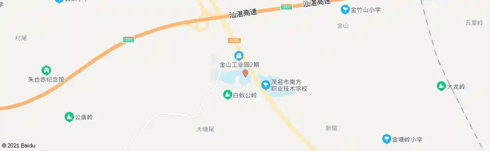 茂名高级技工学校东校区_公交站地图_茂名公交_妙搜公交查询2025