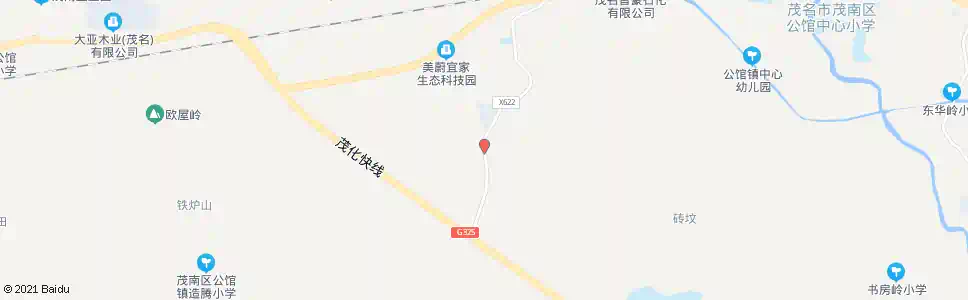 茂名何屋路口_公交站地图_茂名公交_妙搜公交查询2025