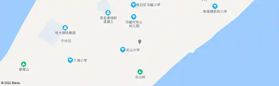 茂名北山油库_公交站地图_茂名公交_妙搜公交查询2025