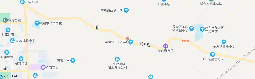 茂名建材厂路口_公交站地图_茂名公交_妙搜公交查询2025