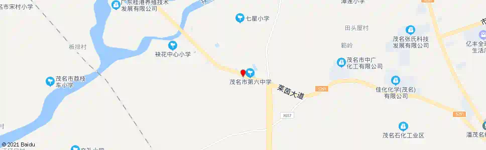 茂名市六中_公交站地图_茂名公交_妙搜公交查询2025