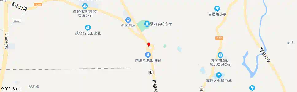 茂名乙烯厂北门_公交站地图_茂名公交_妙搜公交查询2025