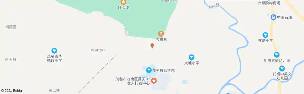 茂名桥东村_公交站地图_茂名公交_妙搜公交查询2025