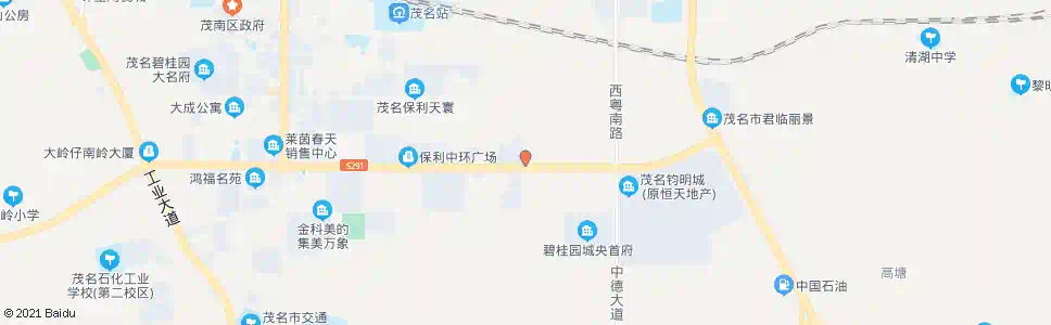茂名秀色路口_公交站地图_茂名公交_妙搜公交查询2025