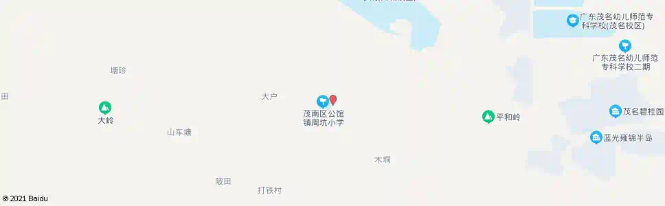 茂名周坑_公交站地图_茂名公交_妙搜公交查询2025