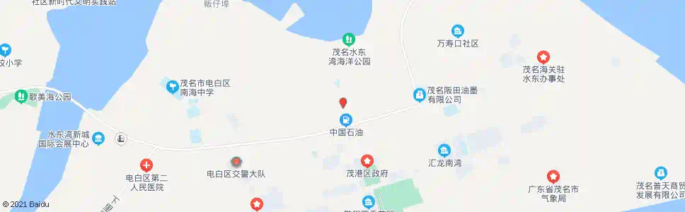 茂名新园路口_公交站地图_茂名公交_妙搜公交查询2025