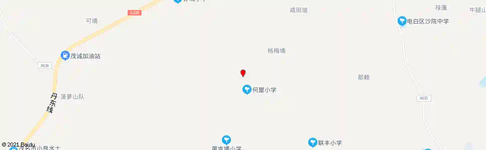 茂名何屋_公交站地图_茂名公交_妙搜公交查询2025