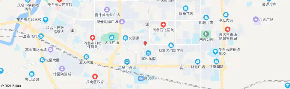 茂名人民医院专家门诊部_公交站地图_茂名公交_妙搜公交查询2025