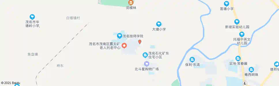 茂名红旗北路北_公交站地图_茂名公交_妙搜公交查询2025