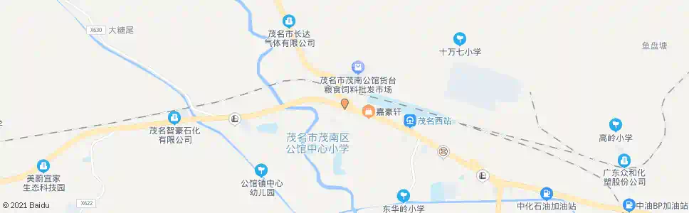 茂名公馆圩_公交站地图_茂名公交_妙搜公交查询2025