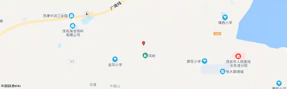 茂名凤岭路口_公交站地图_茂名公交_妙搜公交查询2025