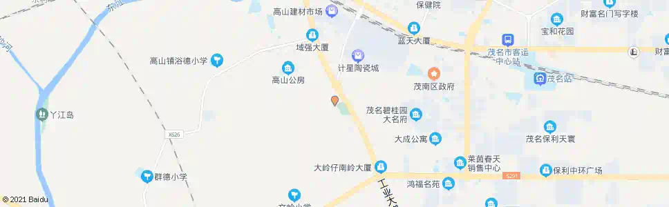 茂名计星文岭路口_公交站地图_茂名公交_妙搜公交查询2025