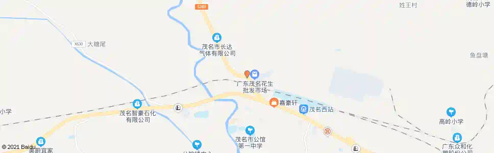 茂名高岭路口_公交站地图_茂名公交_妙搜公交查询2025