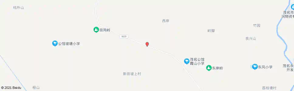 茂名新田坡_公交站地图_茂名公交_妙搜公交查询2025