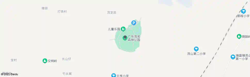 茂名森林公园_公交站地图_茂名公交_妙搜公交查询2025