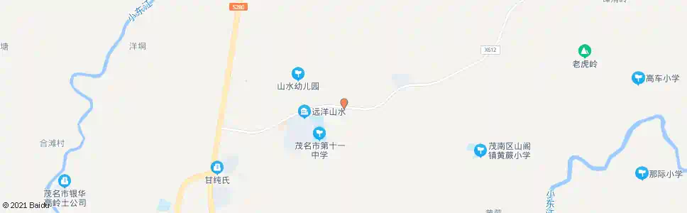 茂名山阁镇政府_公交站地图_茂名公交_妙搜公交查询2025