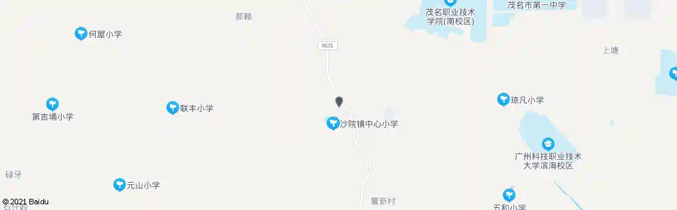 茂名沙院开发区_公交站地图_茂名公交_妙搜公交查询2025