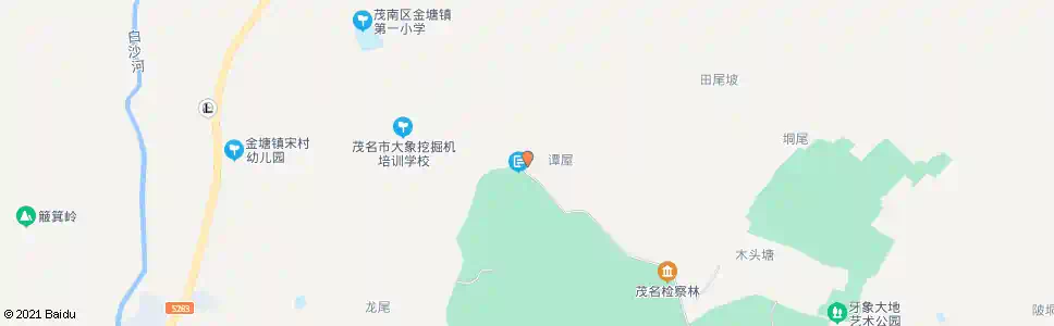 茂名谭屋候车亭_公交站地图_茂名公交_妙搜公交查询2025