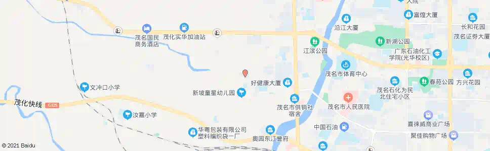 茂名新坡镇政府_公交站地图_茂名公交_妙搜公交查询2025