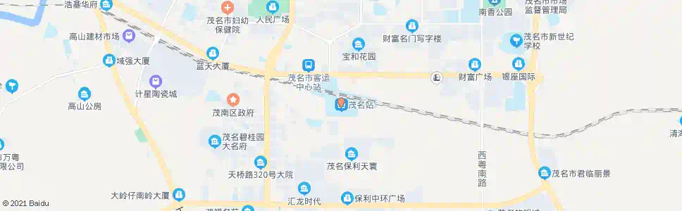 茂名琼凡_公交站地图_茂名公交_妙搜公交查询2025