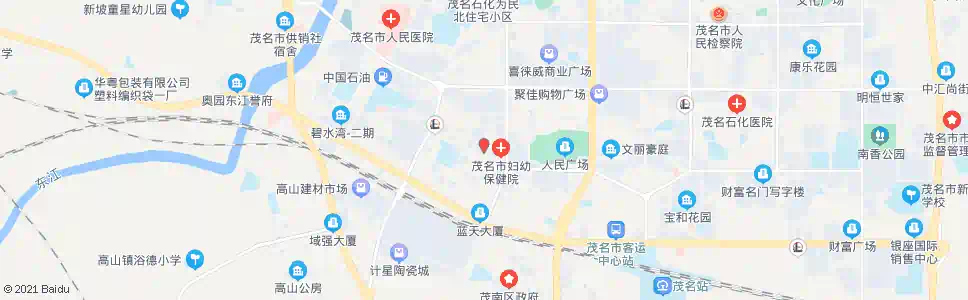 茂名朝阳市场_公交站地图_茂名公交_妙搜公交查询2025