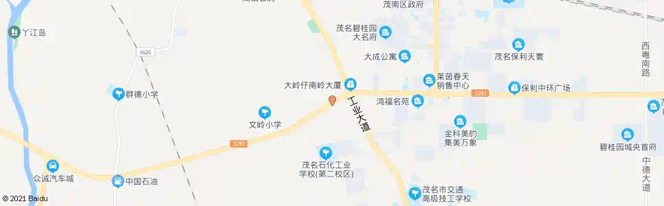 茂名环市西东入口_公交站地图_茂名公交_妙搜公交查询2025