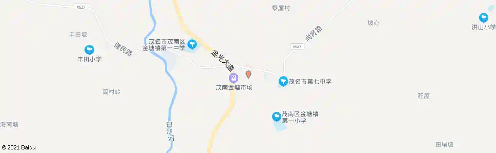 茂名金塘镇中_公交站地图_茂名公交_妙搜公交查询2025