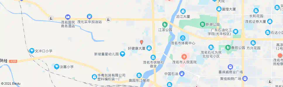 茂名新坡路口_公交站地图_茂名公交_妙搜公交查询2025