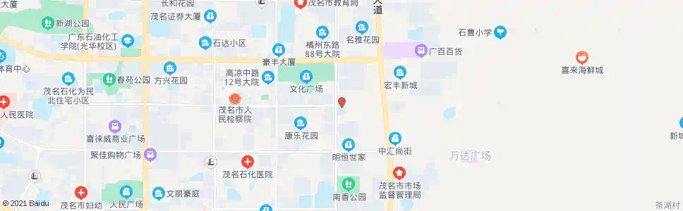 茂名茂丰花园_公交站地图_茂名公交_妙搜公交查询2025