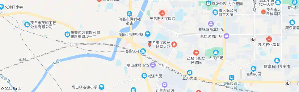 茂名健康南路南_公交站地图_茂名公交_妙搜公交查询2025