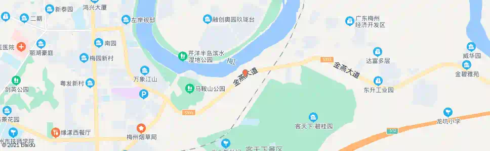 梅州五洲工业园_公交站地图_梅州公交_妙搜公交查询2025