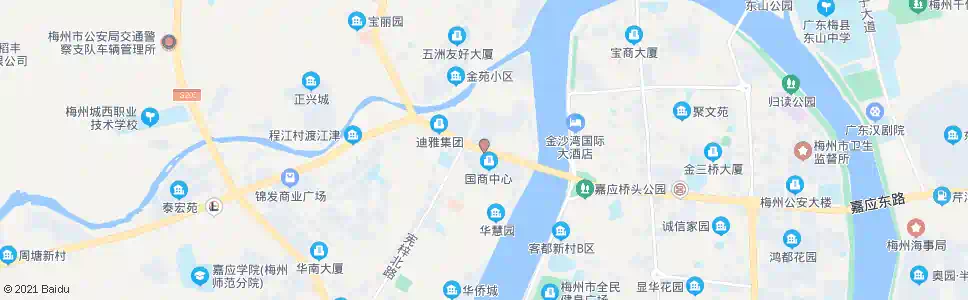 梅州嘉应西路_公交站地图_梅州公交_妙搜公交查询2025