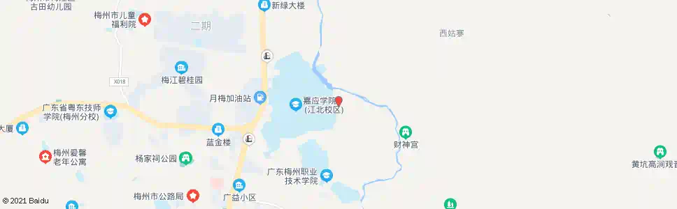 梅州嘉大东校门_公交站地图_梅州公交_妙搜公交查询2025