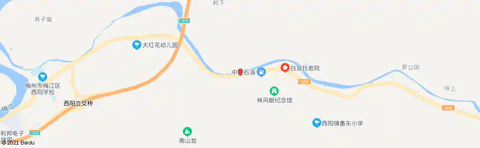 梅州南山工业园_公交站地图_梅州公交_妙搜公交查询2025