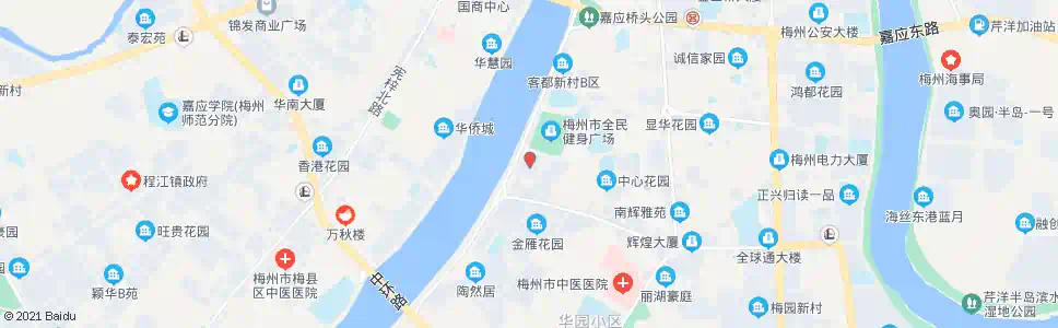 梅州客都新村C区_公交站地图_梅州公交_妙搜公交查询2025