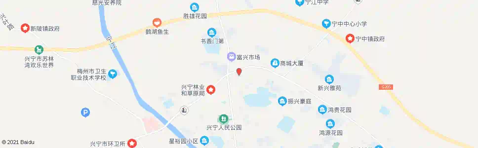 梅州东岳宫市场_公交站地图_梅州公交_妙搜公交查询2025