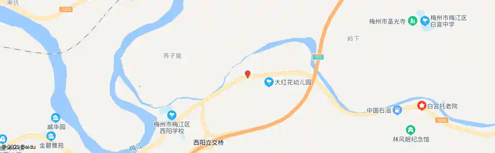 梅州西阳耕和_公交站地图_梅州公交_妙搜公交查询2025