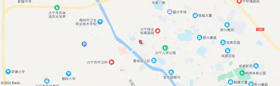 梅州汉芬小学_公交站地图_梅州公交_妙搜公交查询2025