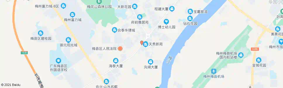 梅州新县城_公交站地图_梅州公交_妙搜公交查询2025