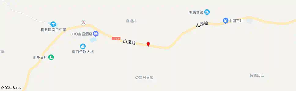 梅州潘屋桥头_公交站地图_梅州公交_妙搜公交查询2025