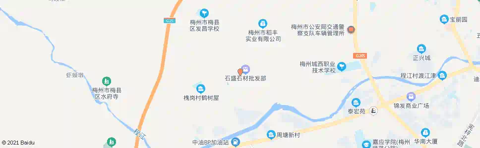 梅州周塘_公交站地图_梅州公交_妙搜公交查询2025