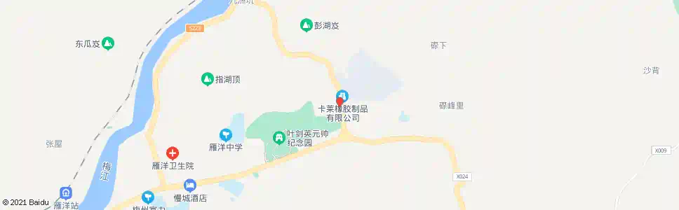 梅州卡莱轮胎厂_公交站地图_梅州公交_妙搜公交查询2025
