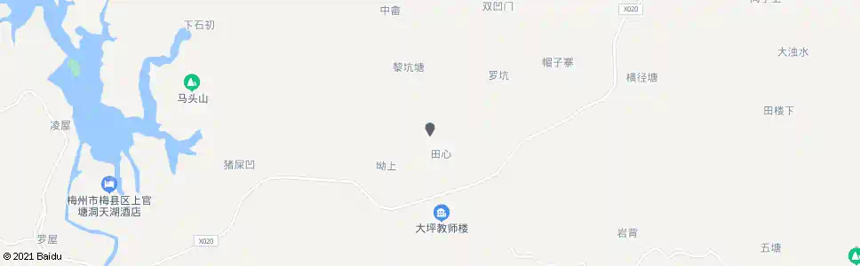 梅州大坪村_公交站地图_梅州公交_妙搜公交查询2025