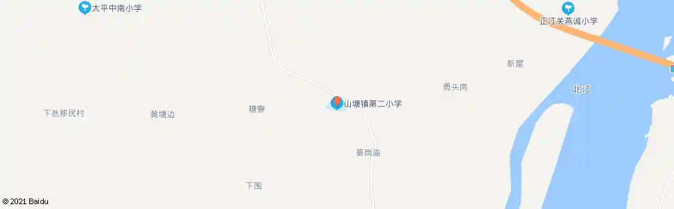清远山塘第二小学_公交站地图_清远公交_妙搜公交查询2025