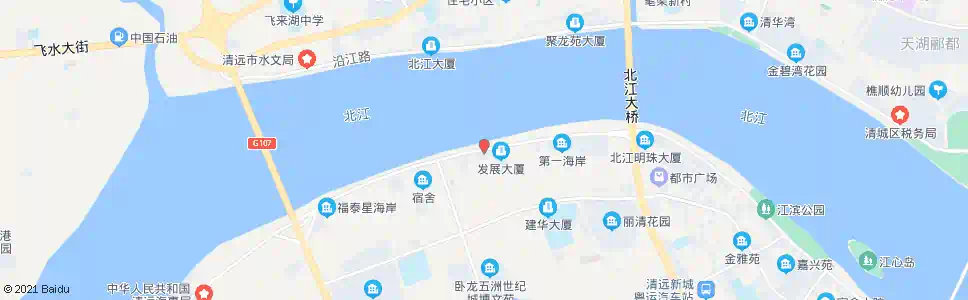 清远北江三路_公交站地图_清远公交_妙搜公交查询2025
