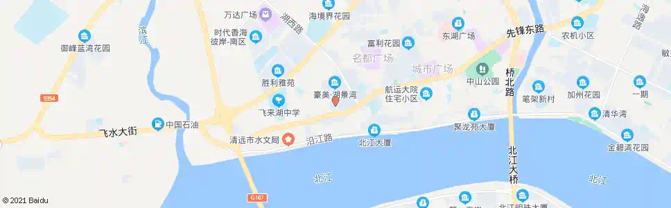 清远豪逸花园_公交站地图_清远公交_妙搜公交查询2025