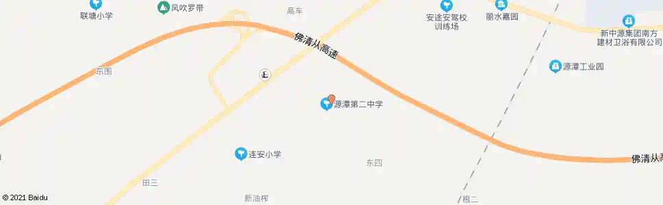清远大郎小学_公交站地图_清远公交_妙搜公交查询2025
