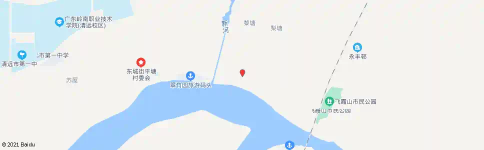 清远白庙船厂_公交站地图_清远公交_妙搜公交查询2025